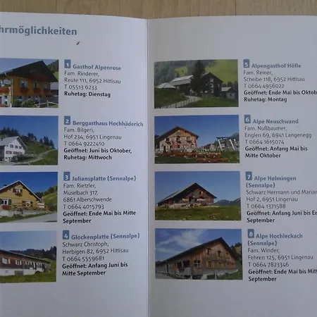 Daire Ferienhuette Kaelberweide Hittisau